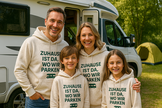Personalisierte Familien- &amp; Urlaubs-T-Shirts – Der perfekte Look für euren Campingtrip oder Gruppenurlaub