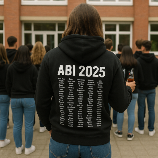 Personalisierte Abschluss- & Abi-Hoodies und T-Shirts – Der Look für euren Jahrgang!
