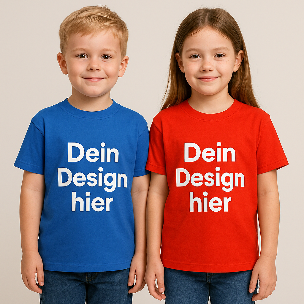 Individualisierbares Kinder T-Shirt (B&C)